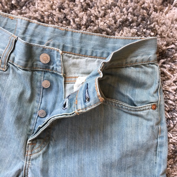 VTG High Waisted 501 Levi Shorts - Picture 3 of 5